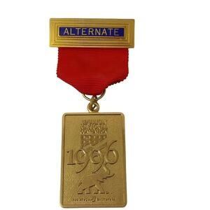 1996 Republican National Convention Alternate Delegate Badge RNC Pin Bob Dole